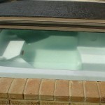 6-7 Seater PVC Jacuzzi Thermal Hard Cover Open